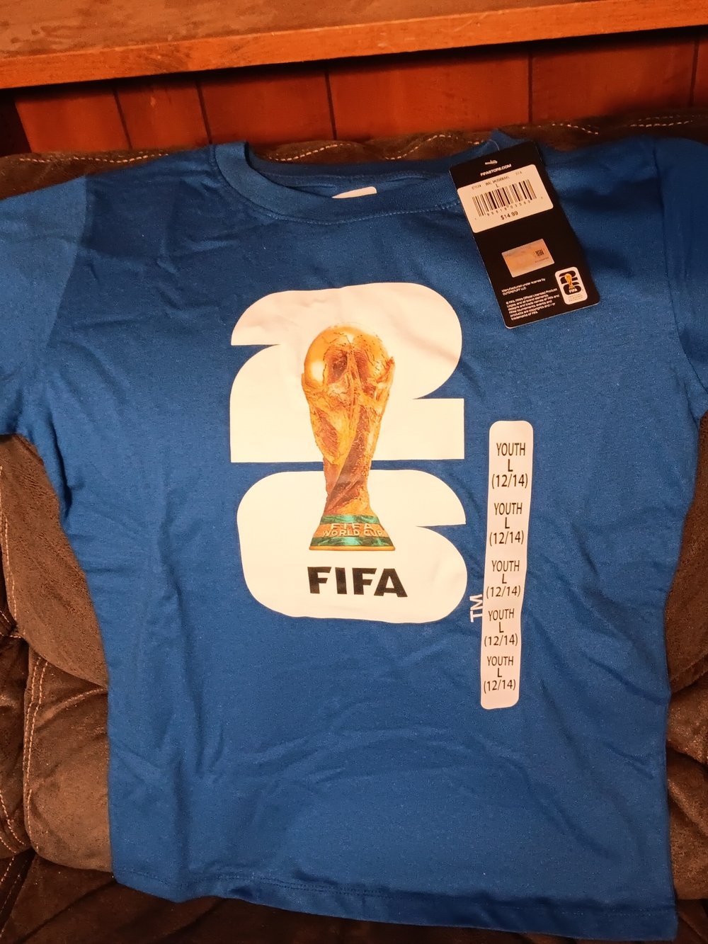 Youth FIFA World Cup Graphic Tee in Blue